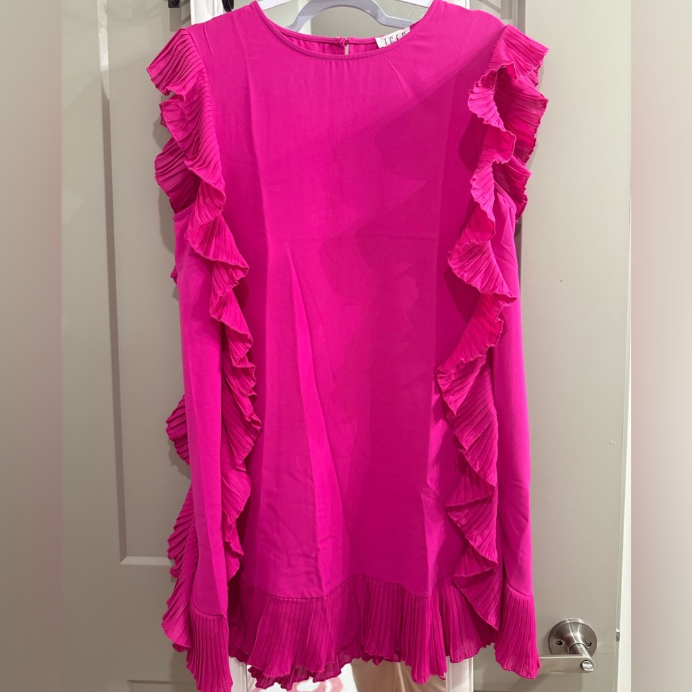 TCEC Fuchsia Ruffled Dress